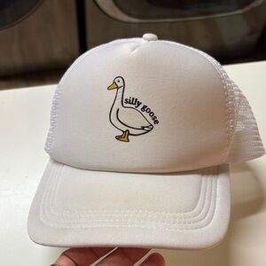White Silly Goose Trucker Hat